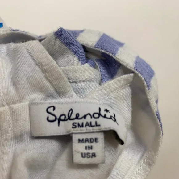 Splendid Maxi dress blue stripe small - Picture 6 of 6